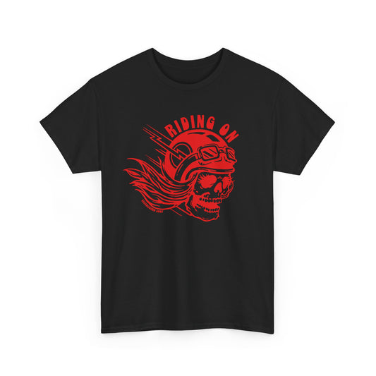 RidingOn red skull tee